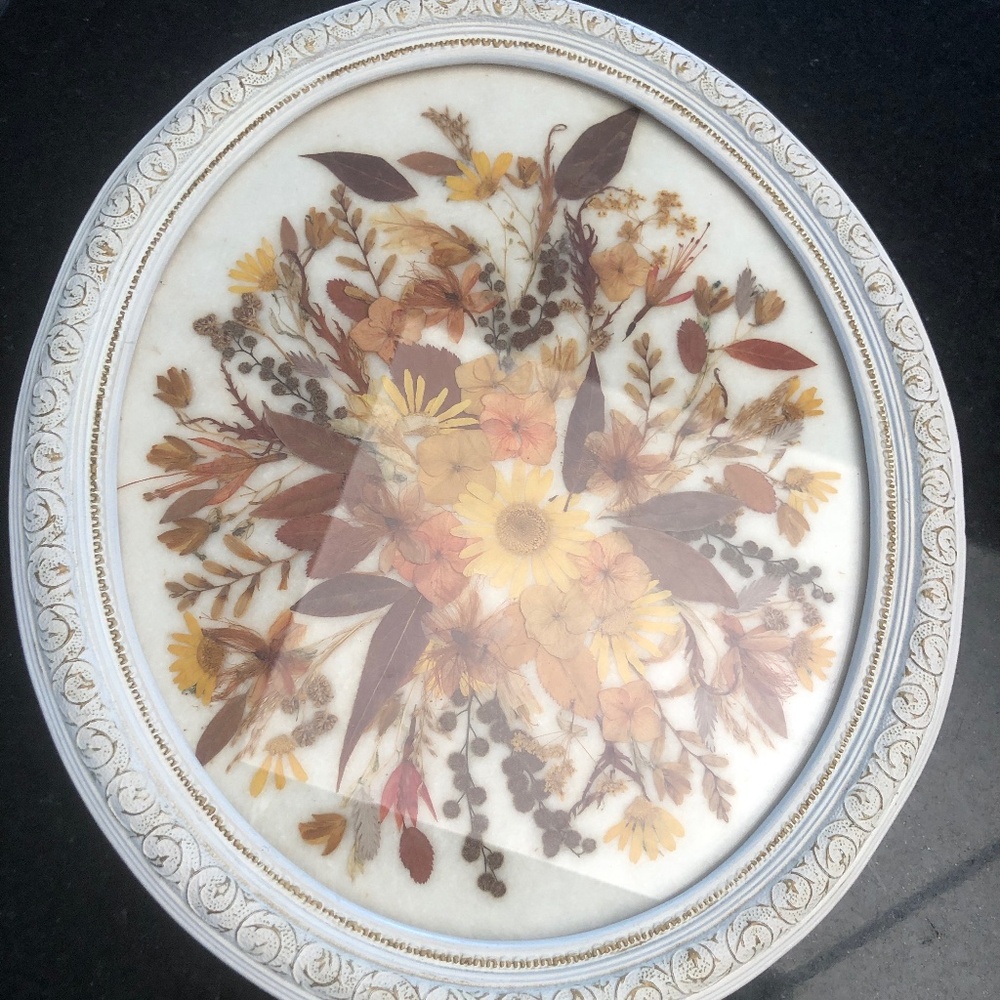 Dried Flower Tray or  Picture.